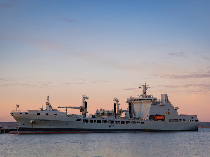 RFA Tidespring A136 | Photo Print | Framed Print | Tide class | Tanker | Royal Fleet Auxiliary Hampshire Prints