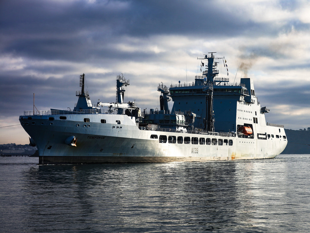 RFA Tideforce A139 | Photo Print | Framed Print | Tide class | Tanker | Royal Fleet Auxiliary Hampshire Prints