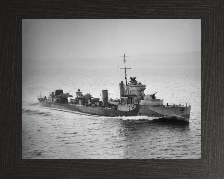 HMS Verdun L93 | Photo Print | Framed Print | Admiralty V Class | Destroyer | Royal Navy Hampshire Prints