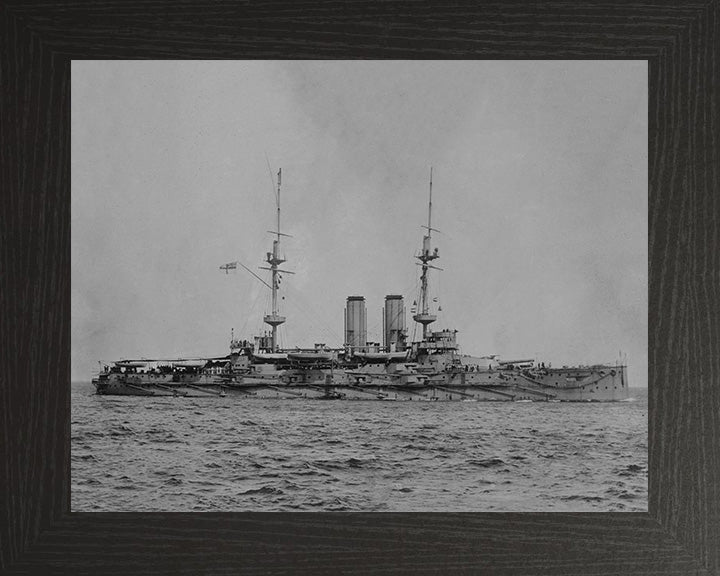HMS Russell (1901) Royal Navy pre dreadnought Battleship Photo Print or Framed Print - Hampshire Prints