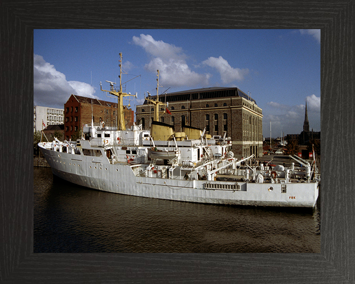 HMS Fox A320 Royal Navy Bulldog class ship Photo Print or Framed Print - Hampshire Prints