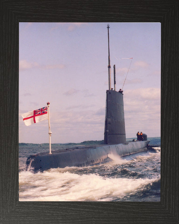 HMS Onyx S21 Royal Navy Oberon class Submarine Photo Print or Framed Print - Hampshire Prints
