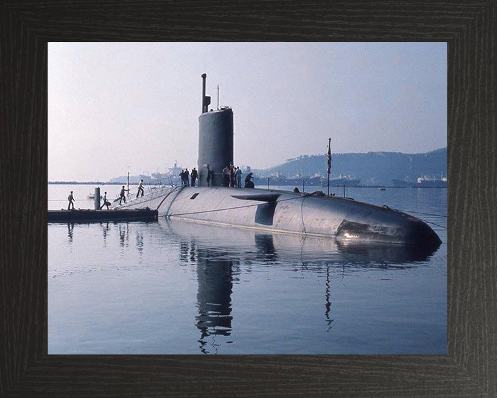 HMS Conqueror S48 Royal Navy Churchill class Submarine Photo Print or Framed Print - Hampshire Prints