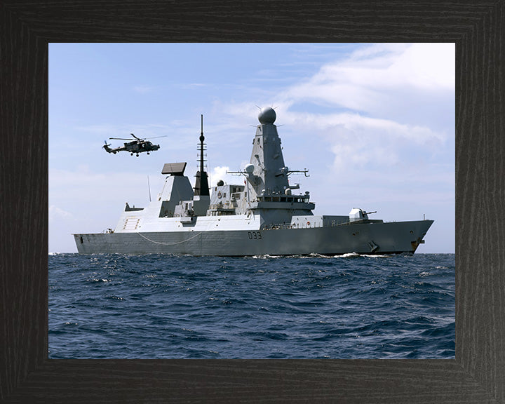 HMS Dauntless D33 Royal Navy Type 45 destroyer Photo Print or Framed Print - Hampshire Prints