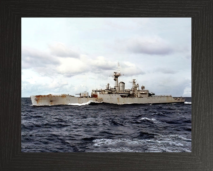 HMS Yarmouth F101 Royal Navy Rothesay class frigate Photo Print or Framed Print - Hampshire Prints