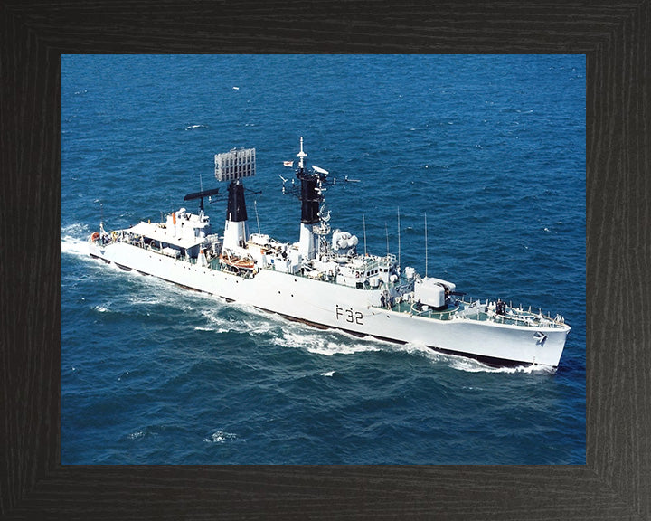 HMS Salisbury F32 Royal Navy Salisbury class Frigate Photo Print or Framed Print - Hampshire Prints