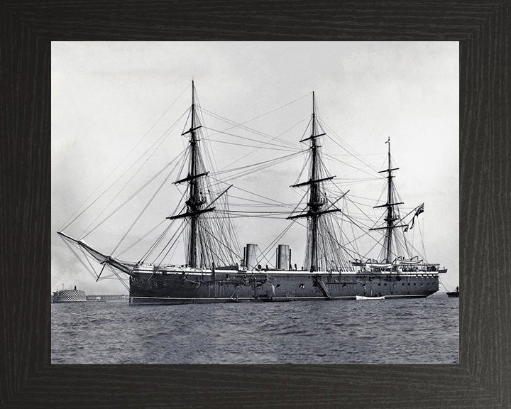 HMS Raleigh 1873 | Photo Print | Framed Print | Poster | Unarmed frigate | Royal Navy Hampshire Prints