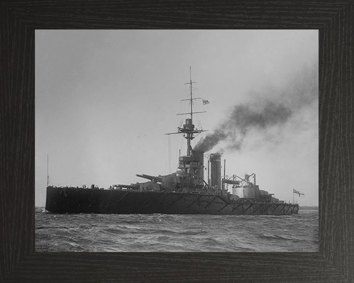 HMS Audacious 1912 Royal Navy King George V class battleship Photo Print or Framed Print - Hampshire Prints