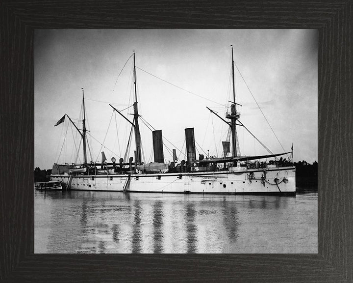 HMS Mercury (1878) | Photo Print | Framed Print | Poster | Iris Class | Cruiser | Royal Navy Hampshire Prints