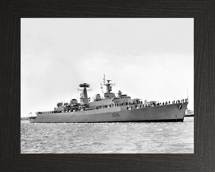 HMS Hampshire D06 Royal Navy County class destroyer Photo Print or Framed Print - Hampshire Prints