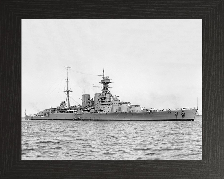 HMS Hood (51) | Photo Print | Framed Print | Admiral Class | Battlecruiser | Royal Navy Hampshire Prints