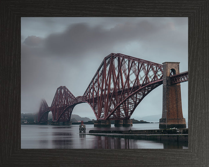 Mist surrounding the Forth Bridge Scotland Photo Print - Canvas - Framed Photo Print - Hampshire Prints