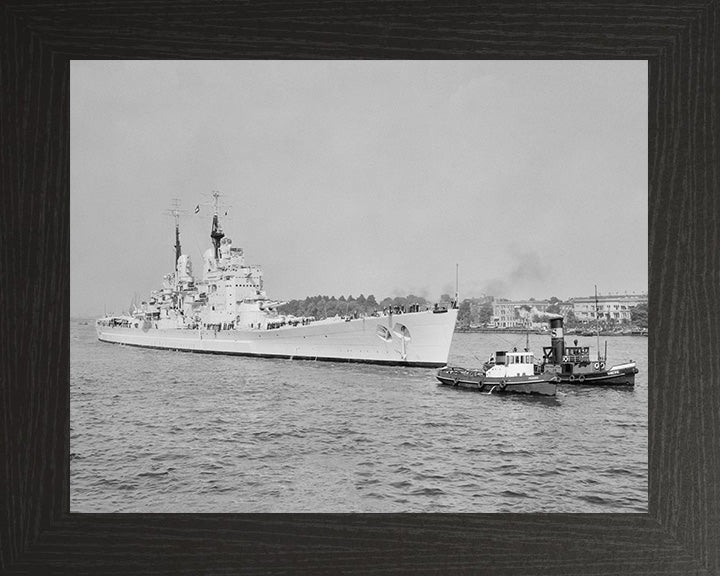 HMS Vanguard (23) Royal Navy fast battleship Photo Print or Framed Print - Hampshire Prints