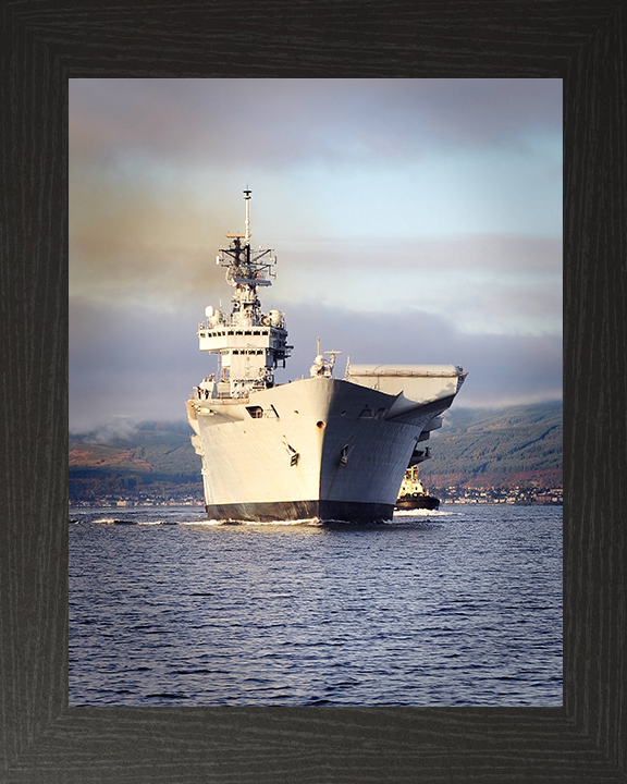 HMS Illustrious R06 Royal Navy Invincible class Aircraft Carrier Photo Print or Framed Print - Hampshire Prints