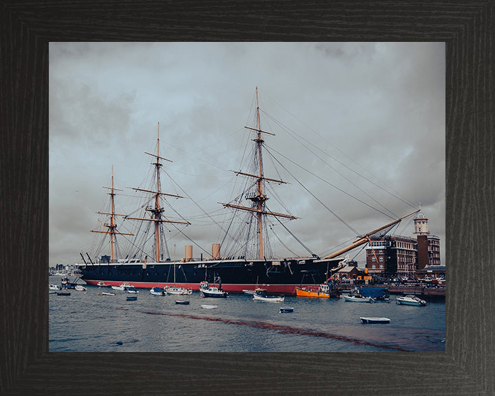 HMS Warrior 1860 | Photo Print | Framed Print | Poster | Steam-powered Armoured Frigate | Royal Navy Hampshire Prints