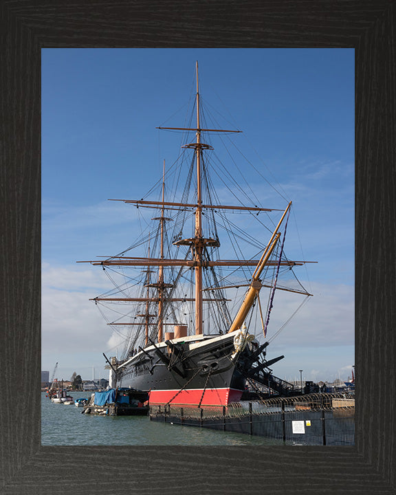 HMS Warrior 1860 | Photo Print | Framed Print | Poster | Steam-powered Armoured Frigate | Royal Navy Hampshire Prints