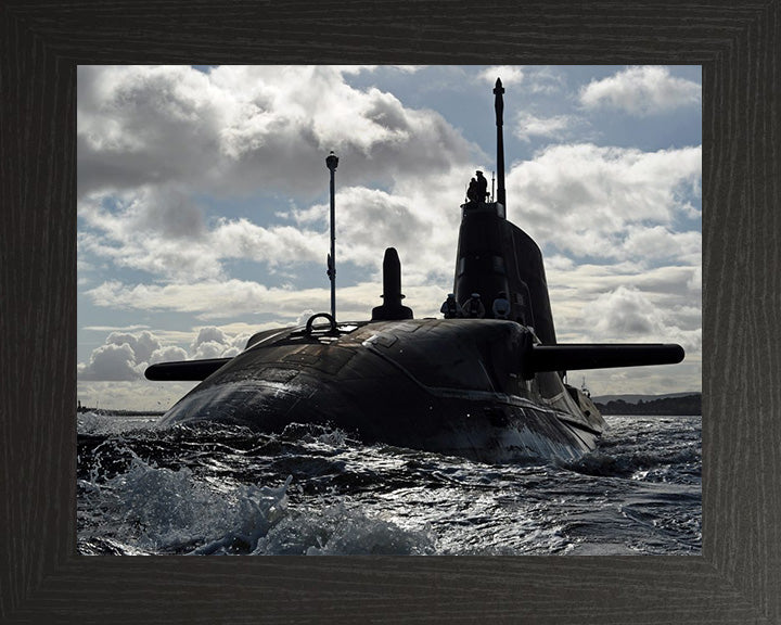 HMS Ambush S120 Royal Navy Astute class Submarine Photo Print or Framed Print - Hampshire Prints