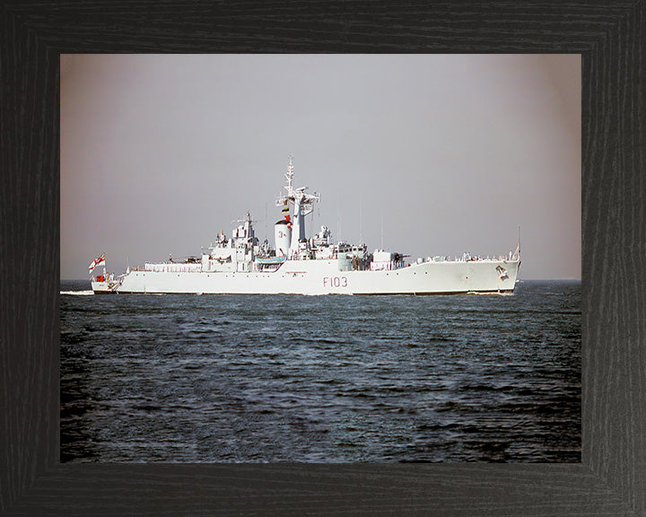 HMS Lowestoft F103 | Photo Print | Framed Print | Rothesay Class | Frigate | Royal Navy Hampshire Prints
