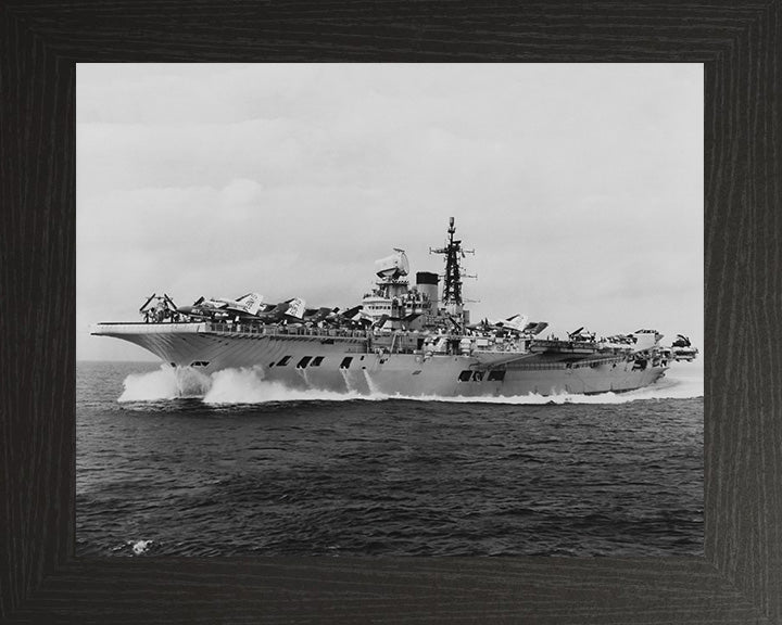 HMS Victorious R38 Royal Navy Illustrious class aircraft carrier Photo Print or Framed Print - Hampshire Prints