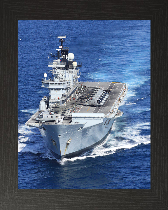 HMS Illustrious R06 Royal Navy Invincible class Aircraft Carrier Photo Print or Framed Print - Hampshire Prints