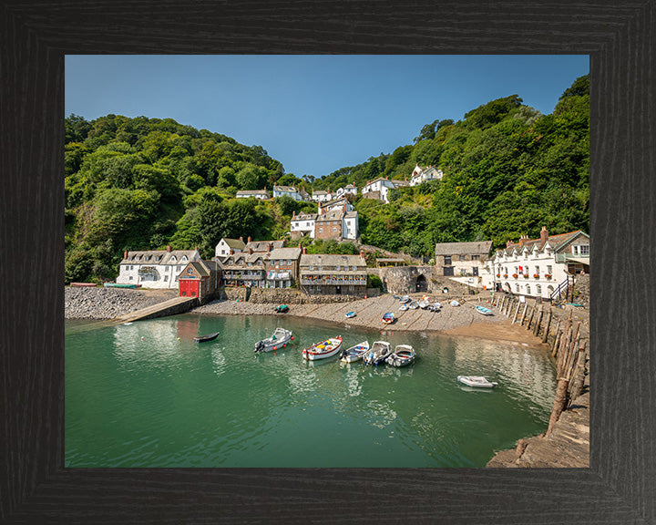 Clovelly harbour Devon in summer Photo Print - Canvas - Framed Photo Print - Hampshire Prints