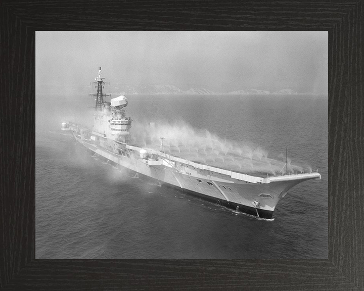 HMS Hermes R12 | Photo Print | Framed Print | Centaur Class | Aircraft Carrier | Royal Navy Hampshire Prints