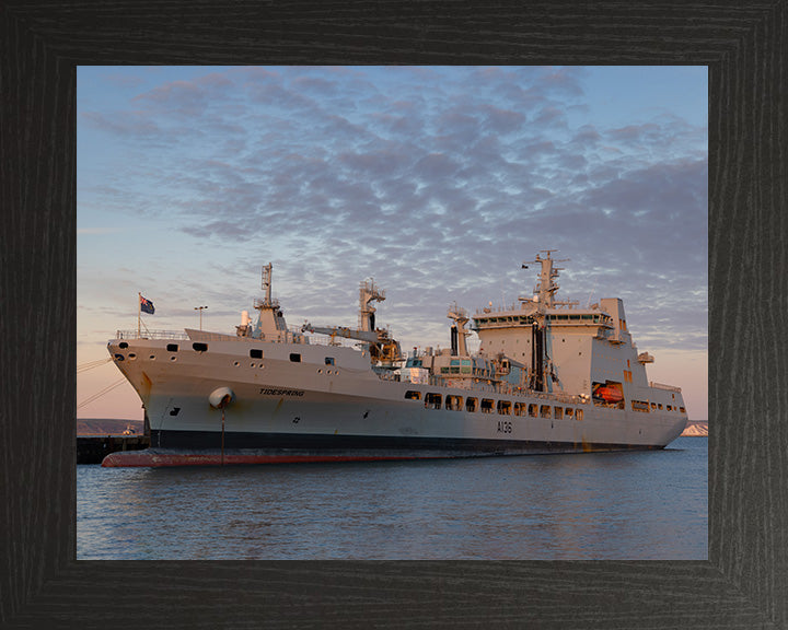 RFA Tidespring A136 | Photo Print | Framed Print | Tide class | Tanker | Royal Fleet Auxiliary Hampshire Prints