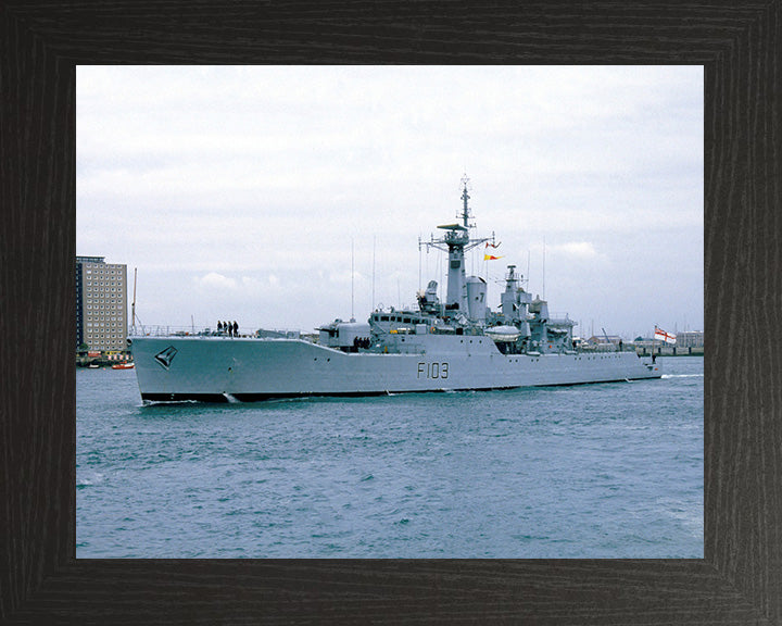 HMS Lowestoft F103 | Photo Print | Framed Print | Rothesay Class | Frigate | Royal Navy Hampshire Prints