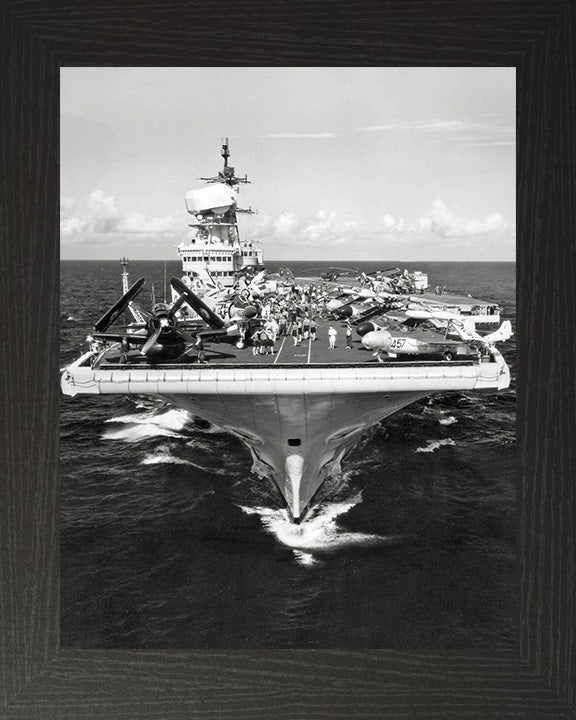 HMS Victorious R38 Royal Navy Illustrious class aircraft carrier Photo Print or Framed Print - Hampshire Prints