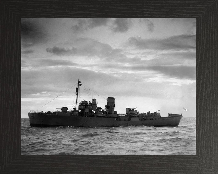 HMS Myosotis K65 Royal Navy Flower class corvette Photo Print or Framed Print - Hampshire Prints