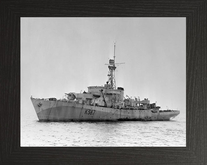 HMS Berkeley Castle K387 Royal Navy Castle class corvette Photo Print or Framed Print - Hampshire Prints
