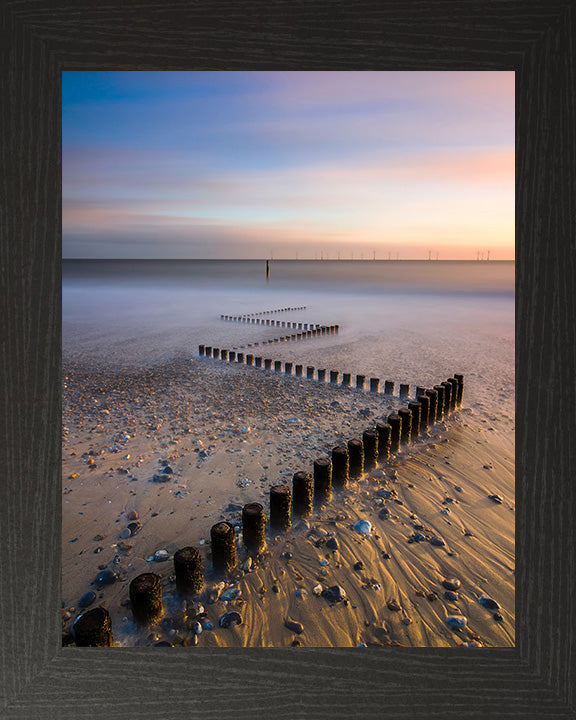 The Suffolk coast at sunset Photo Print - Canvas - Framed Photo Print - Hampshire Prints