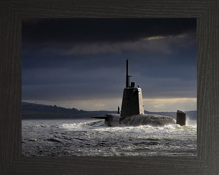 HMS Ambush S120 Royal Navy Astute class Submarine Photo Print or Framed Print - Hampshire Prints