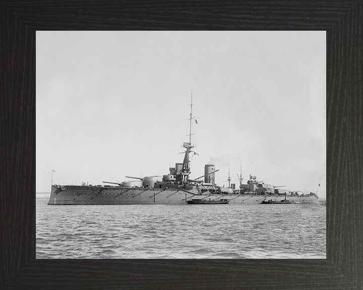 HMS Monarch (1911) Royal Navy pre dreadnought Battleship Photo Print or Framed Print - Hampshire Prints