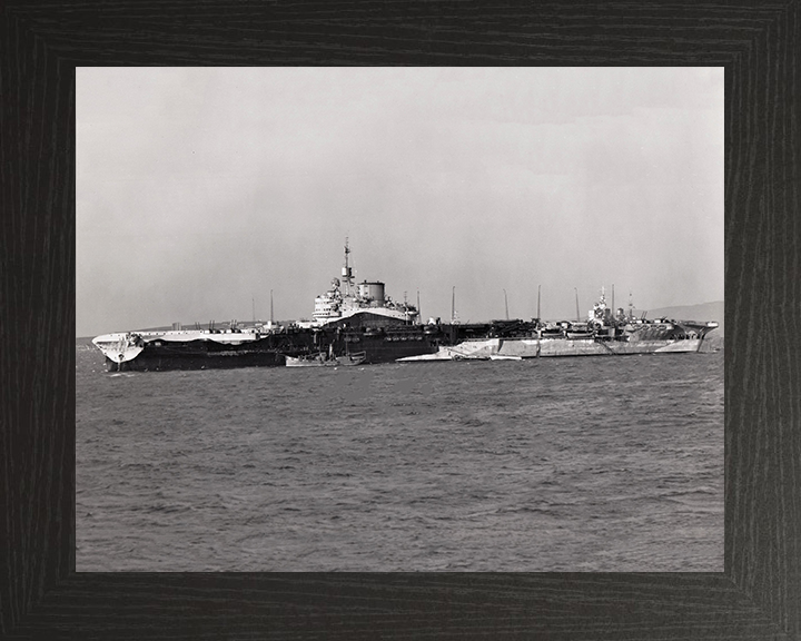 HMS Formidable 67 Royal Navy Illustrious class Aircraft Carrier Photo Print or Framed Print - Hampshire Prints