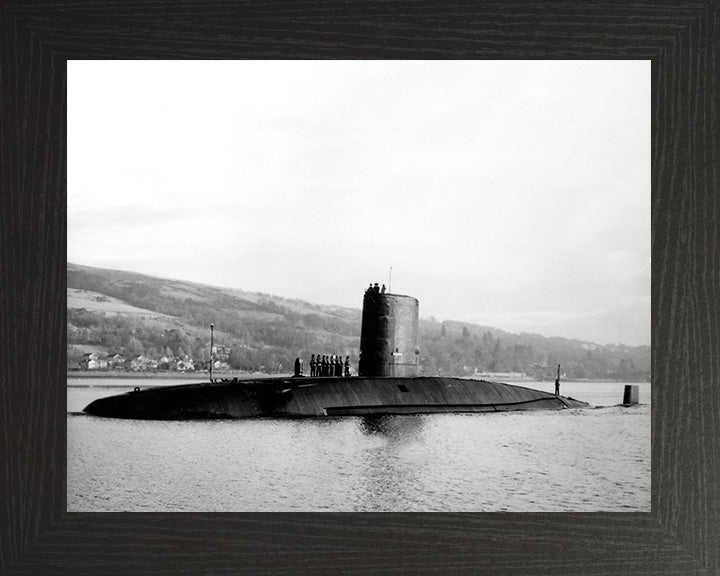 HMS Courageous S50 Royal Navy Valiant class Submarine Photo Print or Framed Print - Hampshire Prints