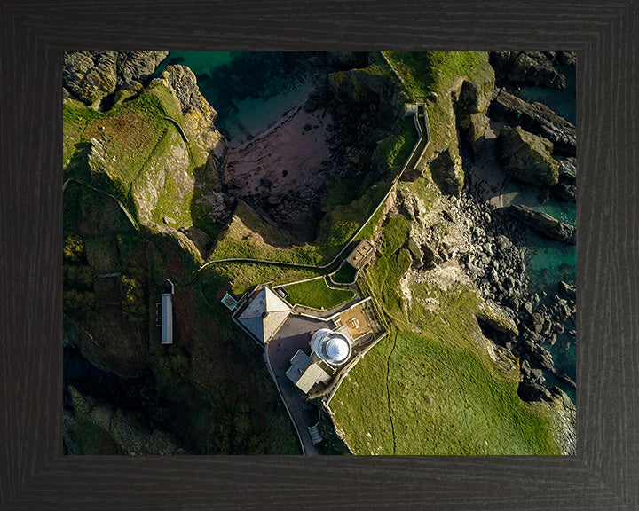 Start Point Lighthouse Devon from above in spring Photo Print - Canvas - Framed Photo Print - Hampshire Prints