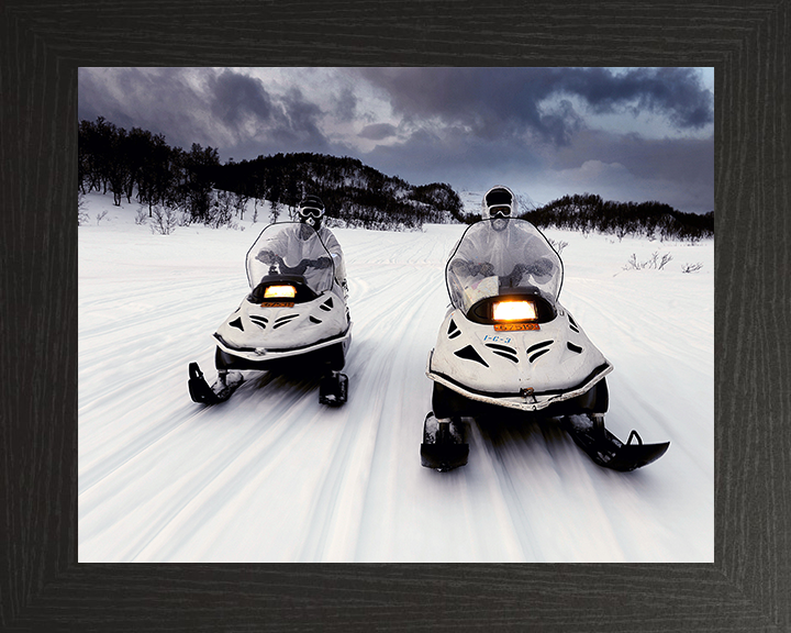 Royal Marine Commandos on a Ski-Doo | Photo Print | Framed Print | Military | Commando | Wall Art | Home Decor | Print | Photography Hampshire Prints
