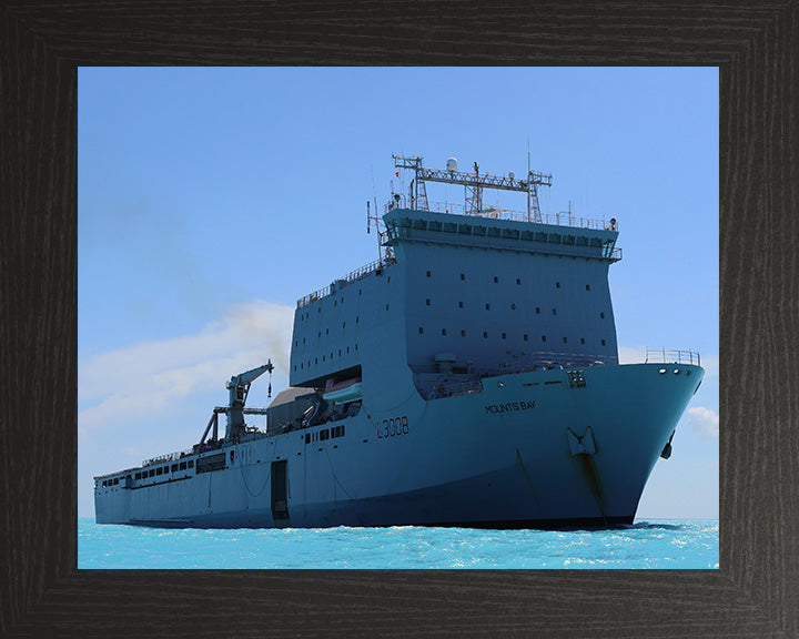 RFA Mounts Bay L3008 | Photo Print | Framed Print | Bay Class | Auxiliary Dock | Royal Fleet Auxiliary Hampshire Prints