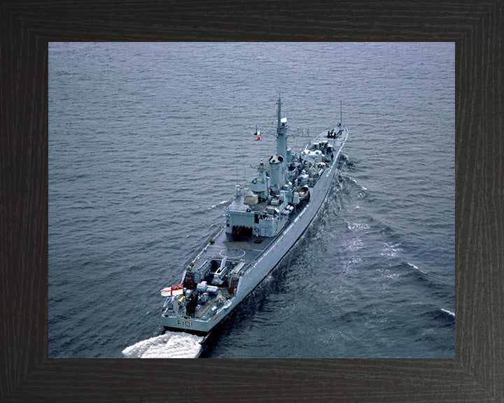 HMS Yarmouth F101 Royal Navy Rothesay Class frigate Photo Print or Framed Print - Hampshire Prints