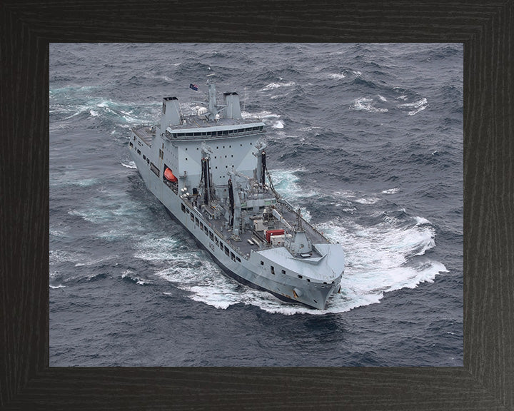 RFA Tideforce A139 | Photo Print | Framed Print | Tide class | Tanker | Royal Fleet Auxiliary Hampshire Prints 10 x 8 Black Frame No