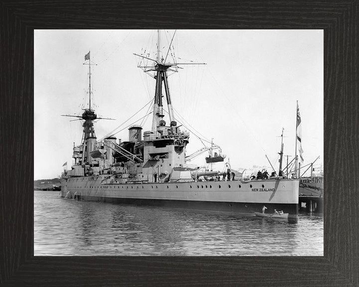 HMS New Zealand (1911) | Photo Print | Framed Print | Indefatigable Class | Cruiser | Royal Navy Hampshire Prints