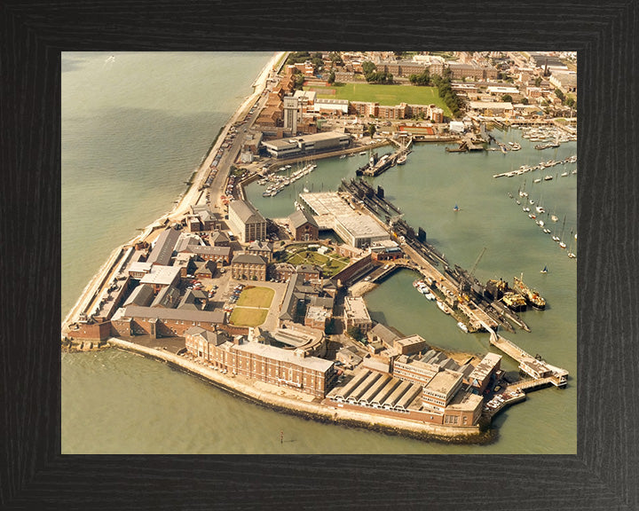 HMS Dolphin Royal Navy Submarine School From above Photo Print or Framed Photo Print - Hampshire Prints