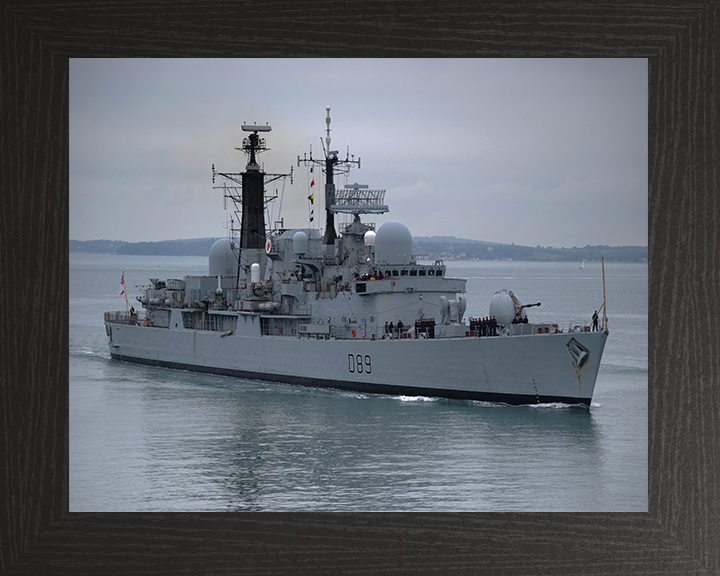 HMS Exeter D89 | Photo Print | Framed Print | Poster | Type 42 | Destroyer | Royal Navy Posters, Prints, & Visual Artwork Hampshire Prints 10 x 8 Black Frame No