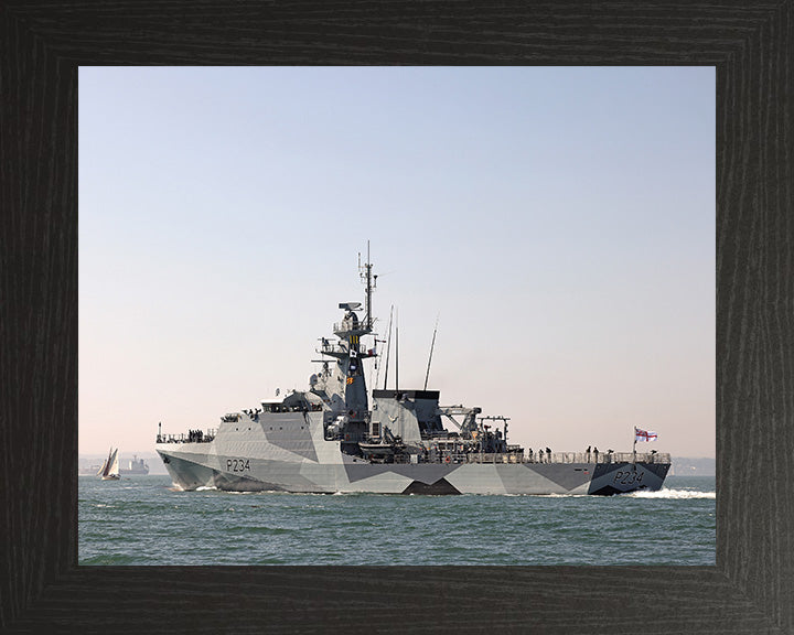 HMS Spey P234 Royal Navy River class offshore patrol vessel Photo Print or Framed Print - Hampshire Prints