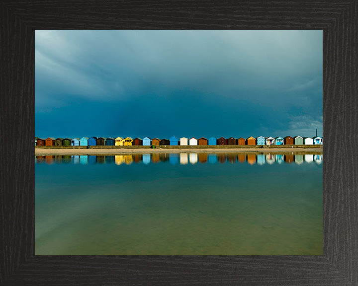 Beach huts at Clacton-on-Sea Essex Photo Print - Canvas - Framed Photo Print - Hampshire Prints