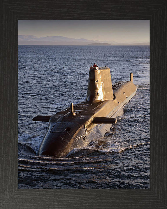 HMS Ambush S120 Royal Navy Astute class Submarine Photo Print or Framed Print - Hampshire Prints