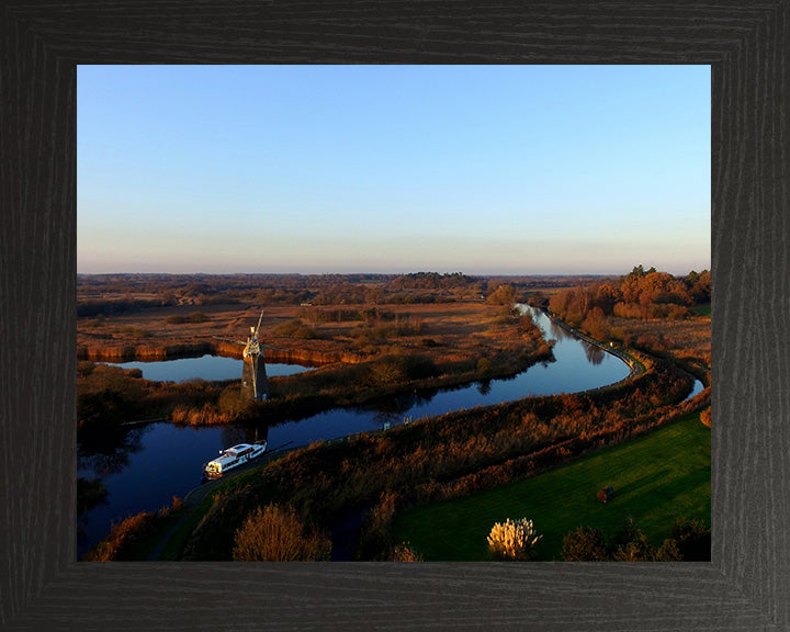 How Hill Ludham Nature reserve Norfolk from above Photo Print - Canvas - Framed Photo Print - Hampshire Prints