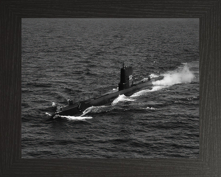 HMS Talent P337 (S37) Royal Navy T class Submarine Photo Print or Framed Print - Hampshire Prints