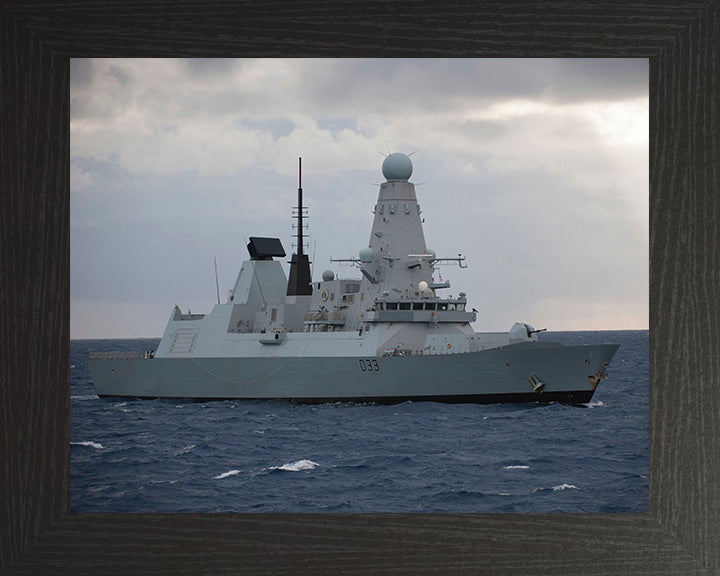 HMS Dauntless D33 Royal Navy Type 45 destroyer Photo Print or Framed Print - Hampshire Prints